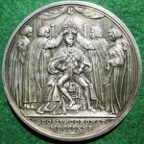 George IV silver Coronation medal 1821