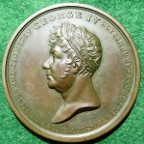 George IV bronze Coronation medal 1821