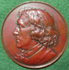 Theatre, Henry Irving 1891, bronze laudatory medal