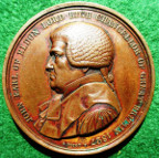 John Scott, first Earl of Eldon, Lord High Chancellor, laudatory bronze medal 1827