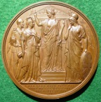 Recovery of the Prince of Wales, bronze medal 1872