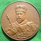 Edward VII death 1910, bronze medal