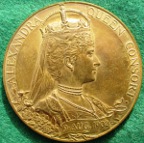 Edward VII, Coronation 1902, official bronze medal by GW de Saulles