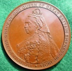 Victoria 70th Birthday, bronze Lauer medal