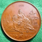 Victoria 70th Birthday, bronze Lauer medal