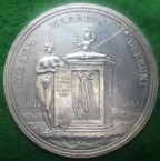 James II, Birth of Prince James 1688, silver medal by Jan Smeltzing