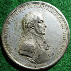 Admiral Duncan, The Battle of Camperdown 1797, white metal medal by JG Hancock