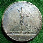 Admiral Duncan, The Battle of Camperdown 1797, white metal medal by JG Hancock