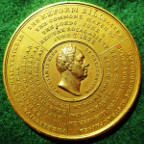 William IV, The Reform Bill 1832, gilt white metal medal