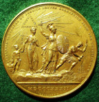 William IV, The Reform Bill 1832, gilt white metal medal