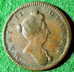 William and Mary, bronze medalet circa 1689