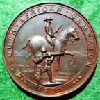 Wales, Montgomeryshire, Imperial Yeomanry, Boer War Tribute Medal 1901, bronze