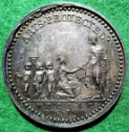 George III, Protector of the Arts 1760, silver medal by J Pingo