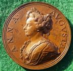 Anne, the Battle of Almenara 1710, bronze medal