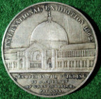 London, South Kensington International Exhibition 1862, Uhlhorns medal, silver, by J Wiener