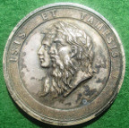 Oxfordshire, Henley Regatta established 1839, silver prize medal, 19th century