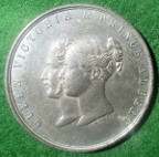 Hampshire, Southampton, Royal South Hants Infirmary 1844, white metal medal