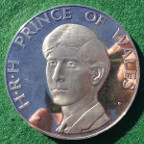 Prince Charles, Investiture as Prince of Wales 1969, Britannia  silver medal