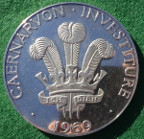 Prince Charles, Investiture as Prince of Wales 1969, Britannia  silver medal