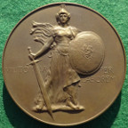 Great War, David Lloyd George, Prime Minister 1917, large bronze medal by Frank Bowcher