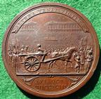 France, Marie Antoinette, Execution 1793, bronze medal by Conrad Kchler