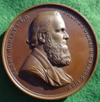 London, University College, Henry Morley medal, large bronze prize medal, by N Macphail for Pinches