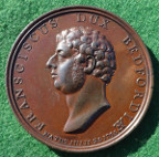 Duke of Bedford, death 1802, bronze medal