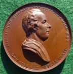 William Pitt, death 1806, bronze medal by B Wyon