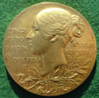 Victoria, Diamond Jubilee 1897, official medal by G W de Saulles, in bronze-gilt