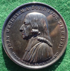Centenary of Wesleyan Methodism 1839, silver medal by C F Carter