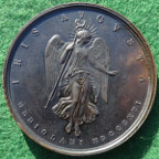 Austria, Empress Maria Ludovika (wife of Franz II), death 1816, bronze medal by L Manfredini