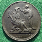 George I, Coronation 1714, official  bronze medal by J Croker