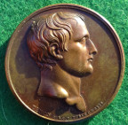 France/ Italy, Failed Attempt on Napoleons Life 1800, bronze medal by L Manfredini