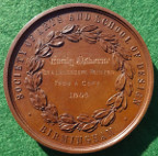 Birmingham Society of Arts & School of Art, bronze medal awarded 1864