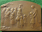 France, Great War, La France Reconnaissante 1918, bronze medal