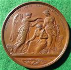 Crystal Palace, Great Exhibition 1851, Jurors Medal, bronze, by W Wyon & G G Adams