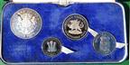 Prince Charles, Investiture as Prince of Wales 1969, set of four silver medals by John Pinches