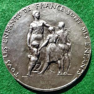 France, National Education 1971, silver prize medal