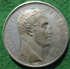 Peninsular War, Passage of the Douro 1809, white metal medal