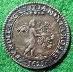 Charles I and Henrietta Maria, marriage 1625, silver medal