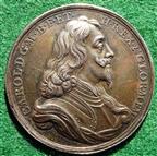 Charles I, Memorial Medal 1695, silver