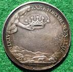 Charles I, Memorial Medal 1695, silver