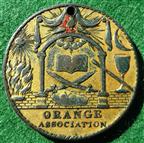 Ireland, Orange Order, gilt-bronze members medal circa 1850