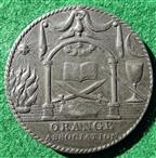 Ireland, Orange Order, pewter members medal circa 1850