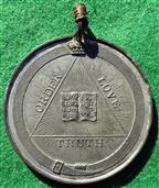 Ireland, Protestant Confederation 1835, white metal medal