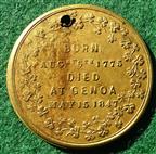 Ireland, Death of Daniel OConnell 1847, brass medal