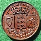 Ireland, Ulster Unionist Demonstration 1893, bronze medal