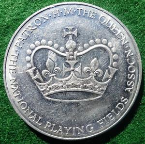 Elizabeth II, Coronation  1953, National Playing Fields Association, aluminium medal