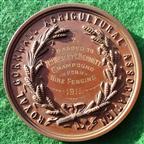 Cornwall, Royal Cornwall Agricultural Association, bronze prize medal