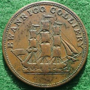 Cumberland, Maryport, Ewanrigg Colliery token